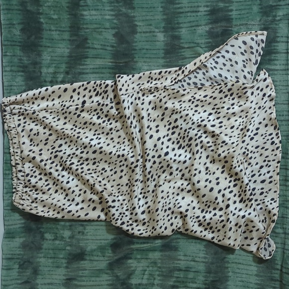 Bucket List Leopard Print Midi Satin Skirt Small Long - Picture 1 of 2